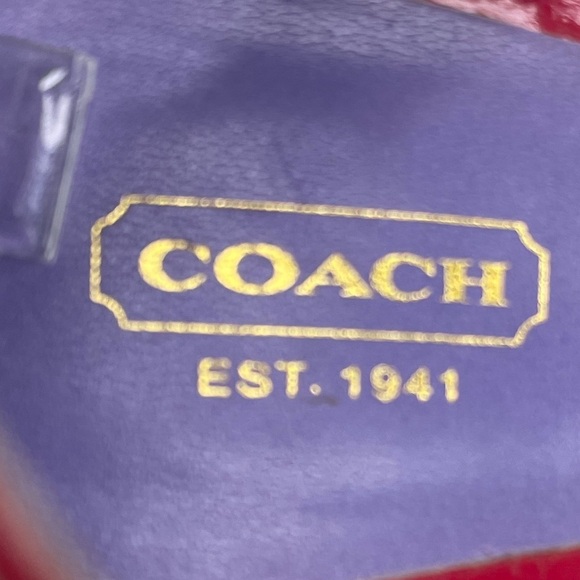 Coach Jennifer Women’s Heart & Star Platform Heels - Picture 7 of 8